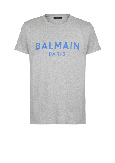 EXCLUSIVE - Cotton T-shirt with Balmain logo print