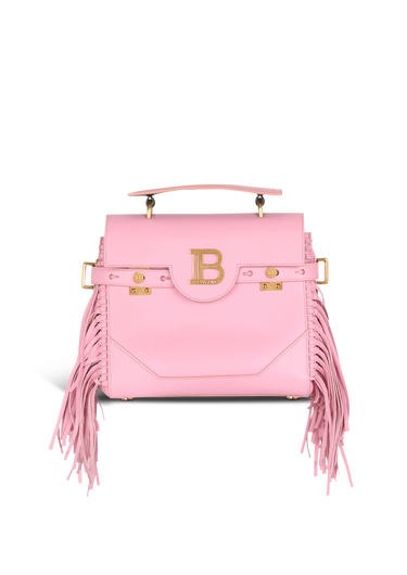 Smooth leather B-Buzz 23 bag with fringe